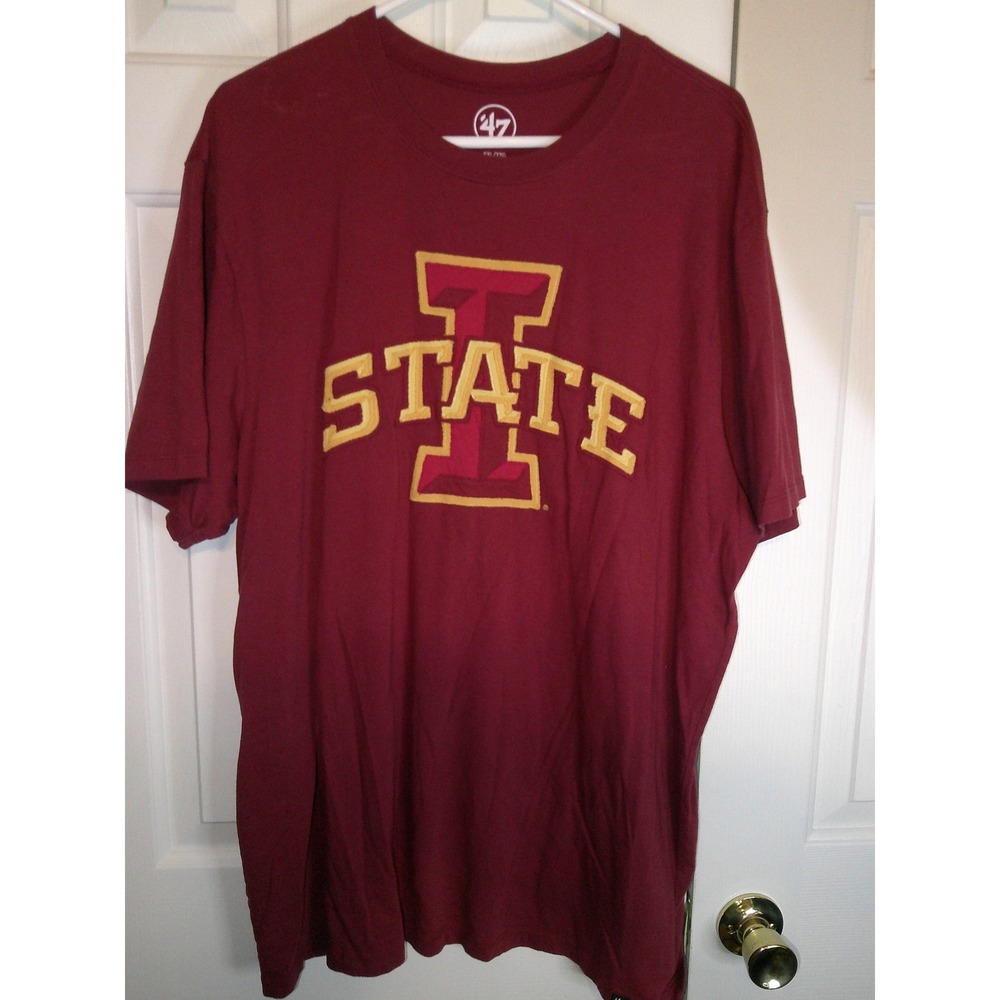 Vintage 47 Brand Iowa State‎ Cyclones Embroidered Spellout T-Shirt XXL